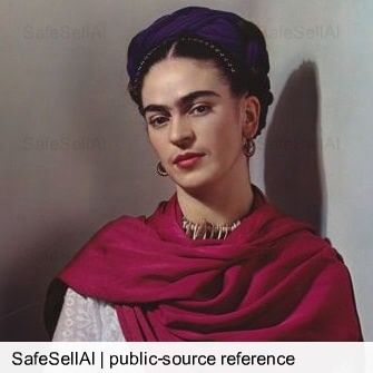 连眉女人 Frida Kahlo 风险图片 / evidence image